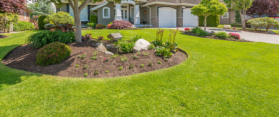 Lovely lawn cared for by MC Professional Lawn Care and Snow Plowing in and around Willoughby, OH.