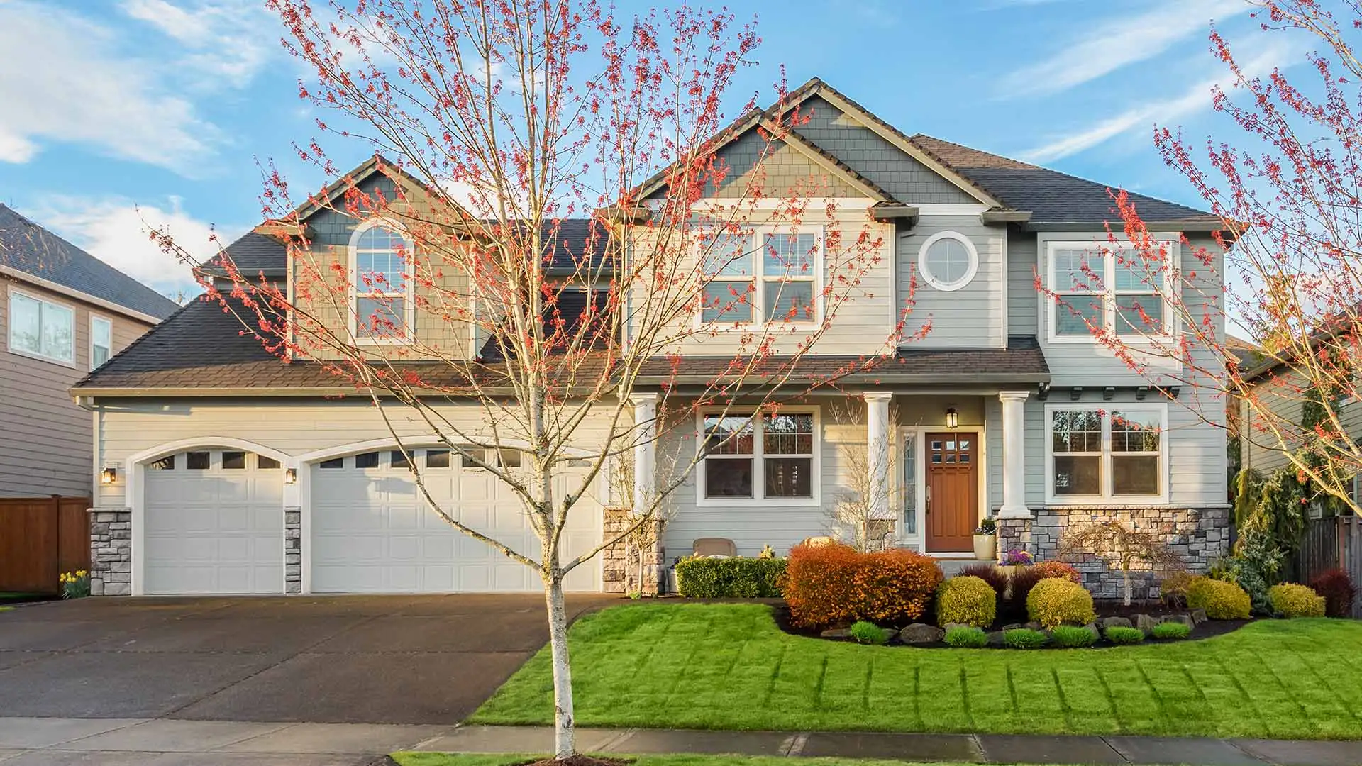 A lovely house and home with a great lawn near Perry, OH.